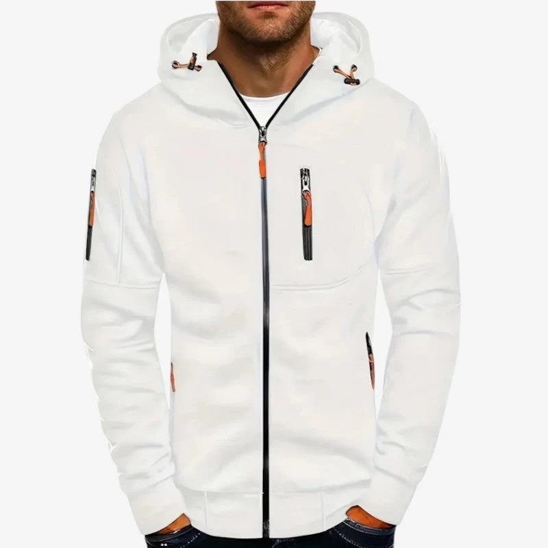 Sweat à capuche homme à manches longues