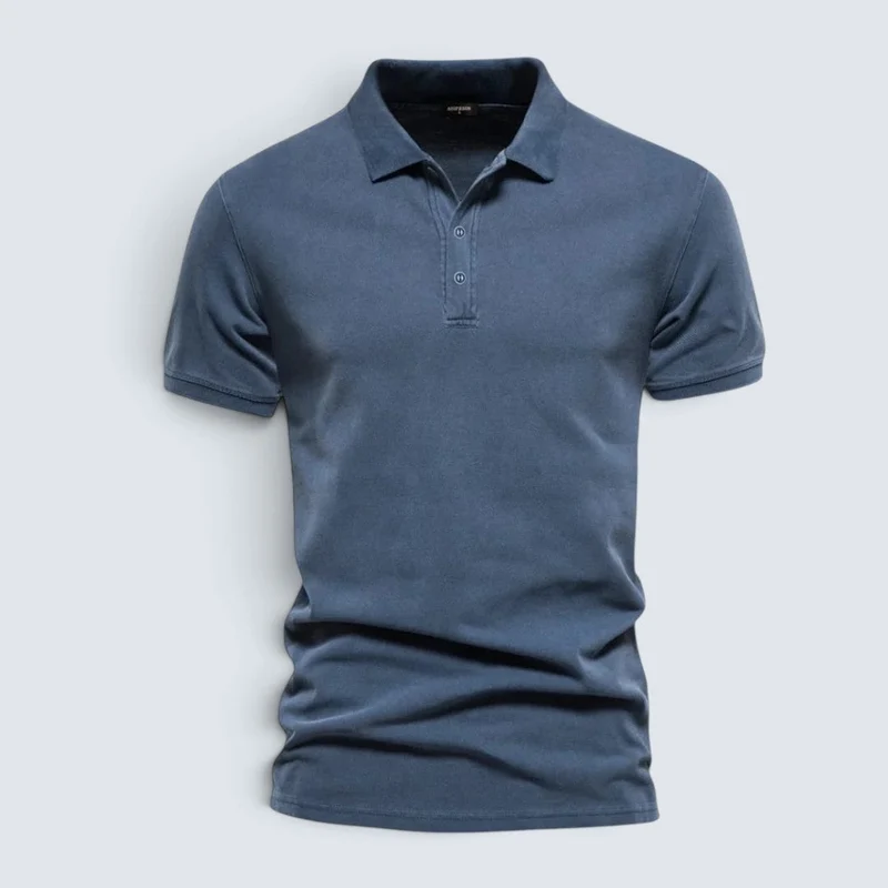 Polo homme à manches courtes et coupe ajustée