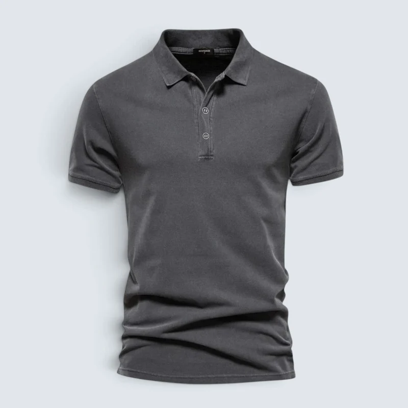 Polo homme à manches courtes et coupe ajustée