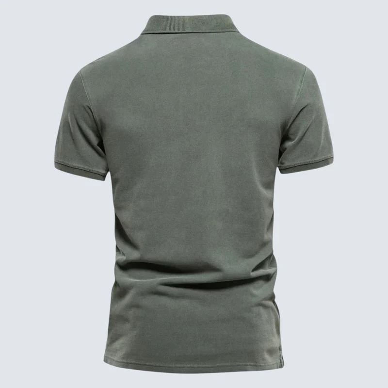 Polo homme à manches courtes et coupe ajustée