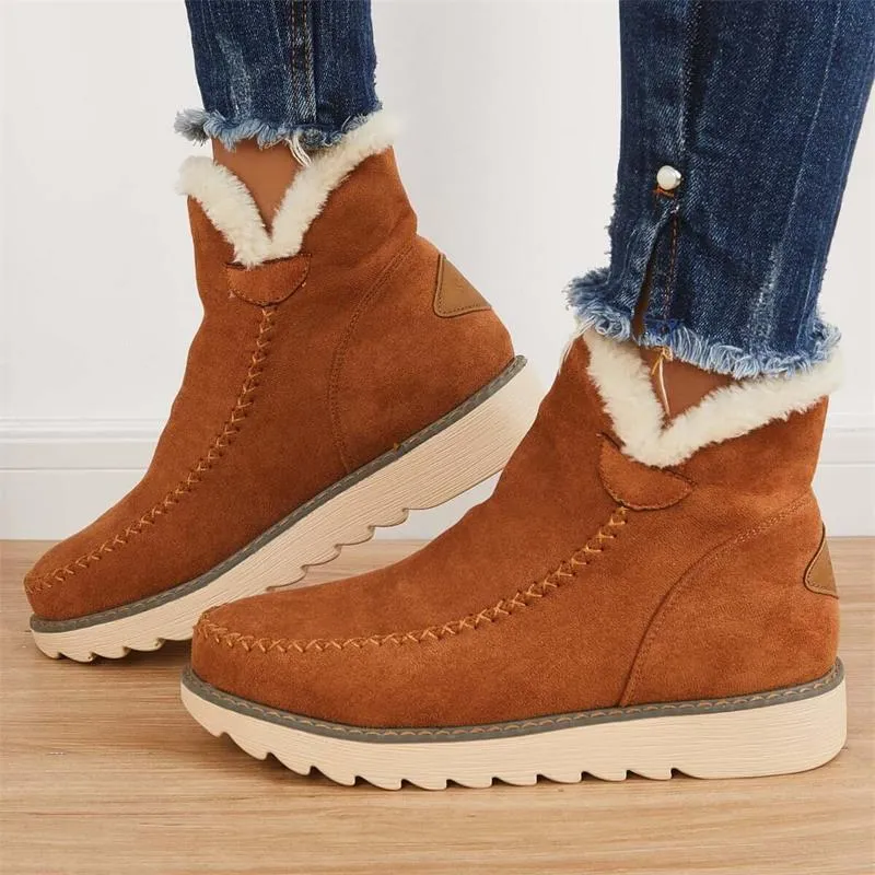 Bottines femme à semelle épaisse