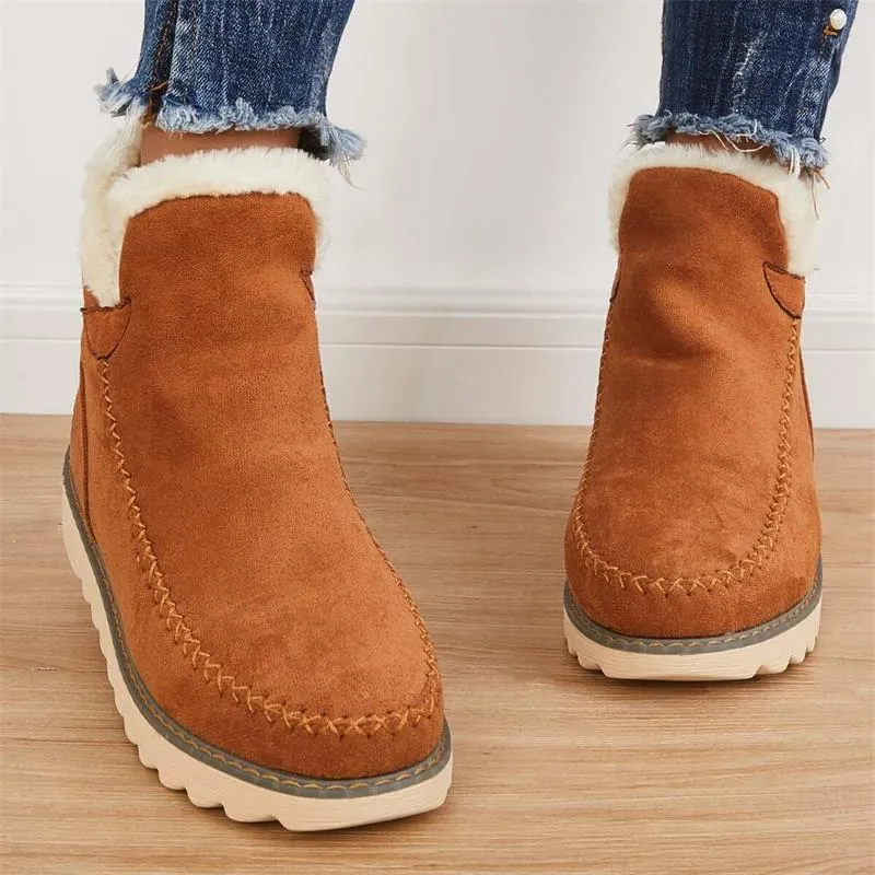 Bottines femme à semelle épaisse