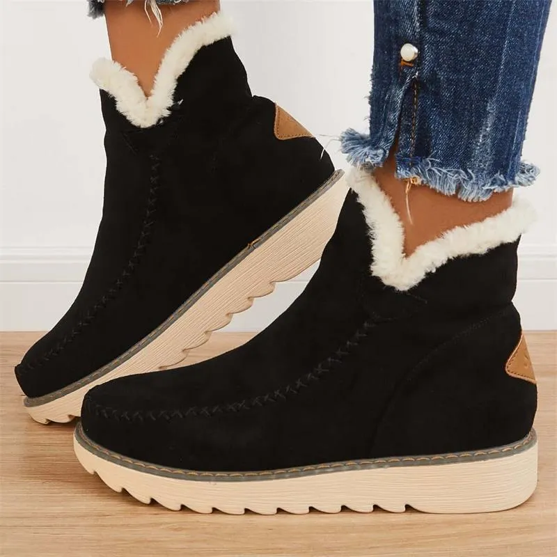 Bottines femme à semelle épaisse
