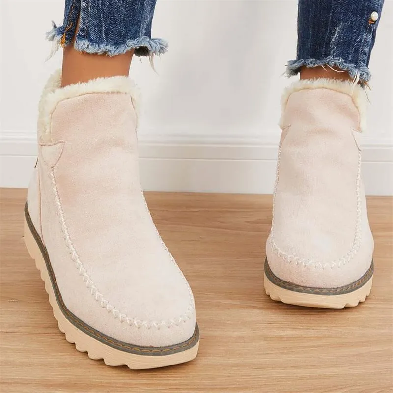 Bottines femme à semelle épaisse