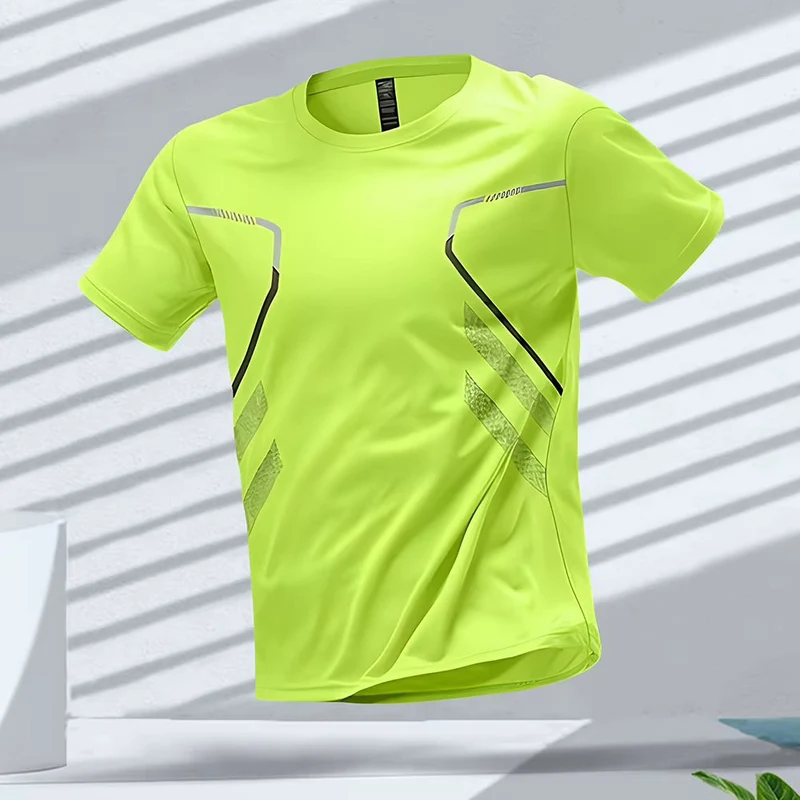 T-shirt homme à manches courtes et col rond