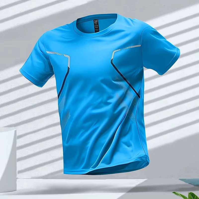 T-shirt homme à manches courtes et col rond