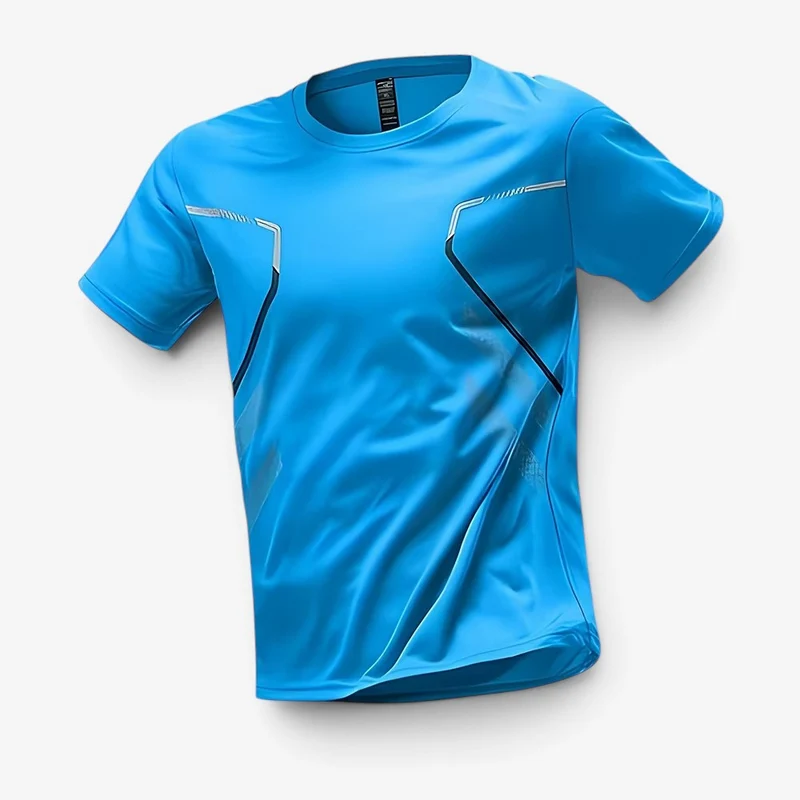 T-shirt homme à manches courtes et col rond