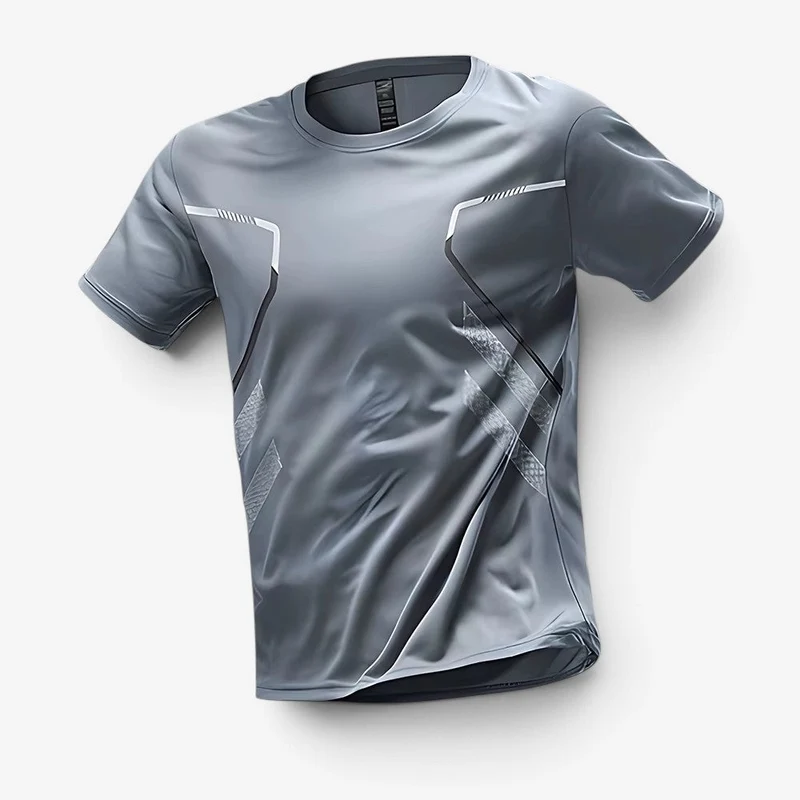 T-shirt homme à manches courtes et col rond