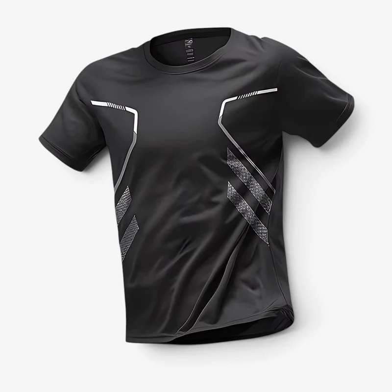 T-shirt homme à manches courtes et col rond