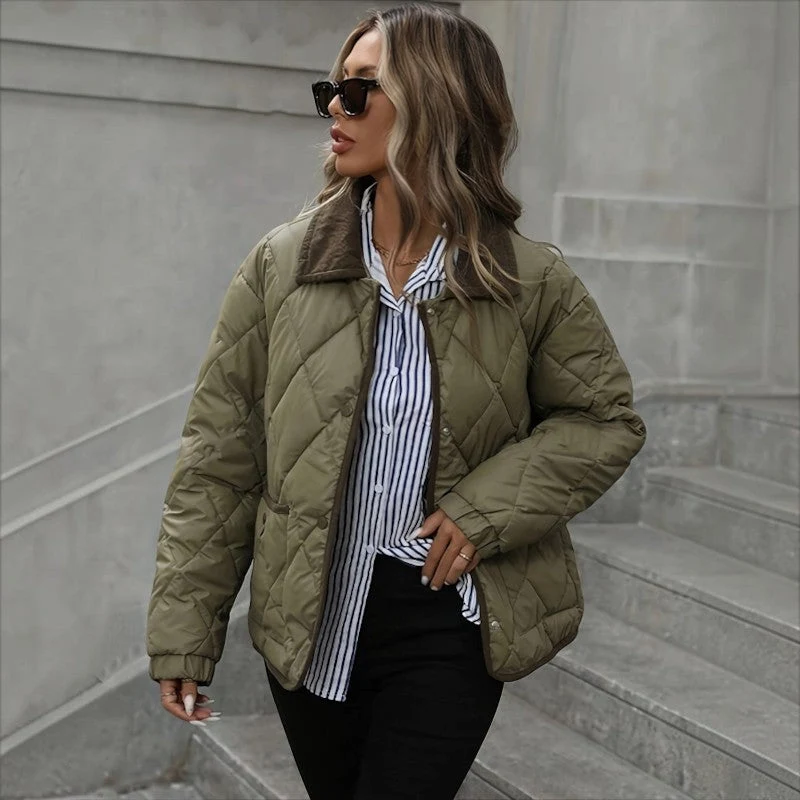 Veste matelassée femme à manches longues