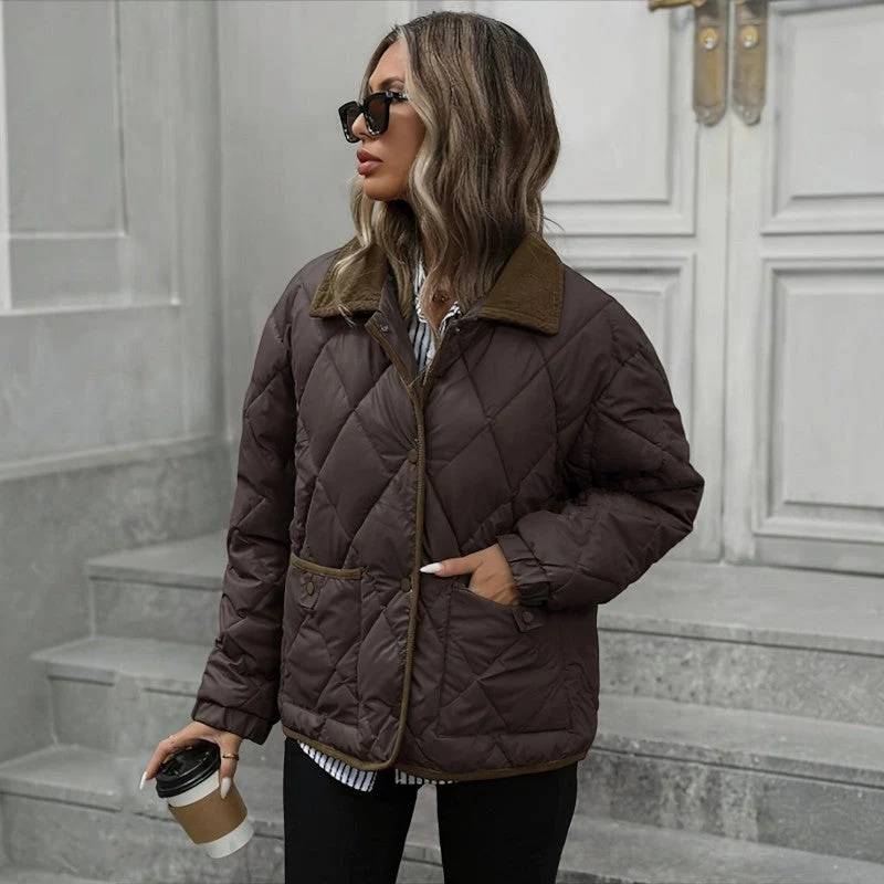 Veste matelassée femme à manches longues
