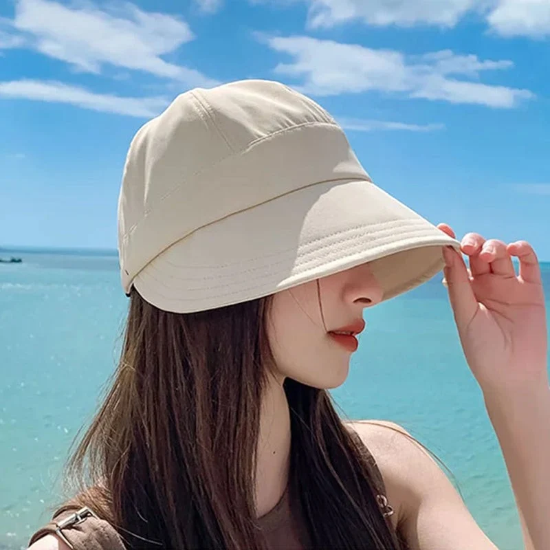 Chapeau de soleil femme pliable