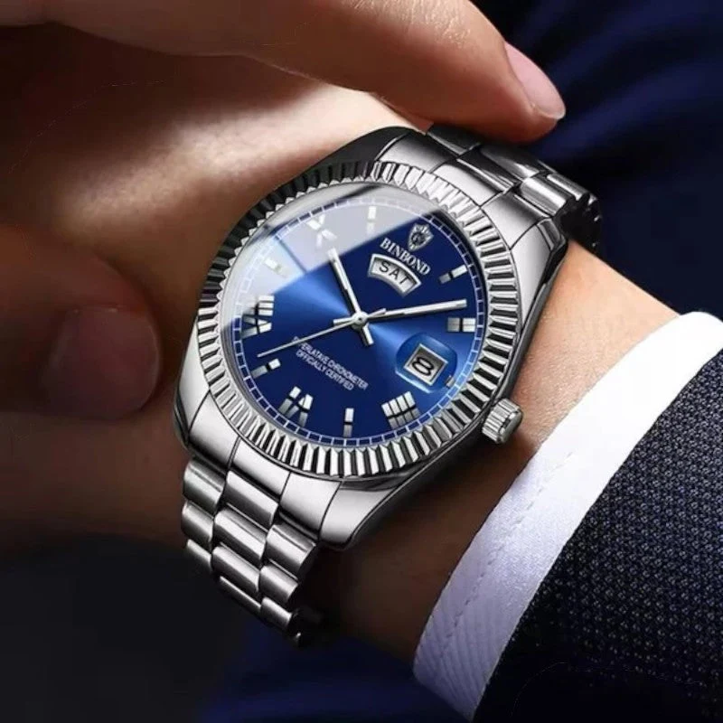 Montre homme à quartz jour-date