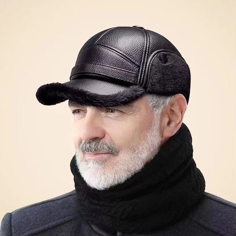 Casquette homme avec protège-oreilles rabattables