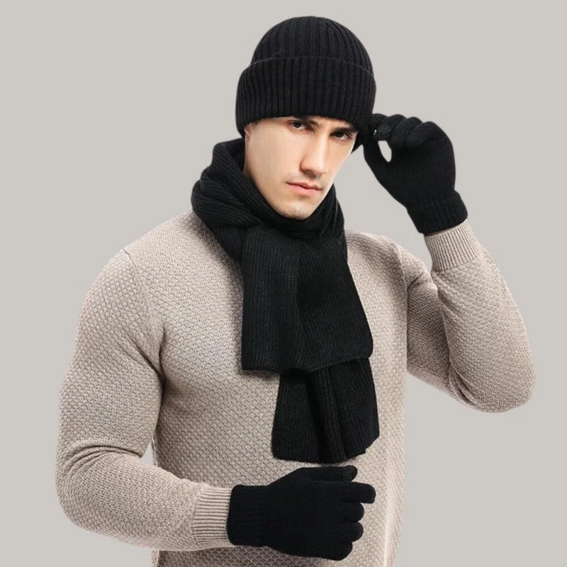 Kit hiver homme 3 pièces