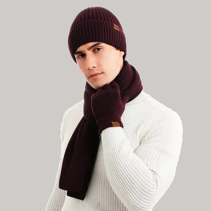 Kit hiver homme 3 pièces