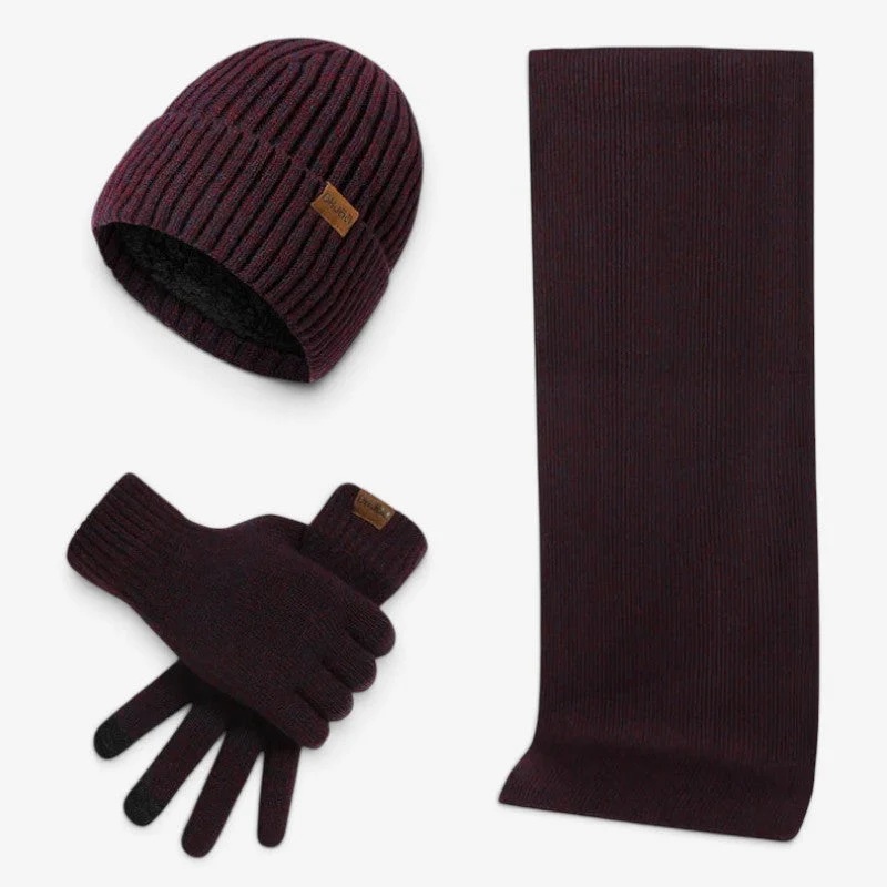 Kit hiver homme 3 pièces