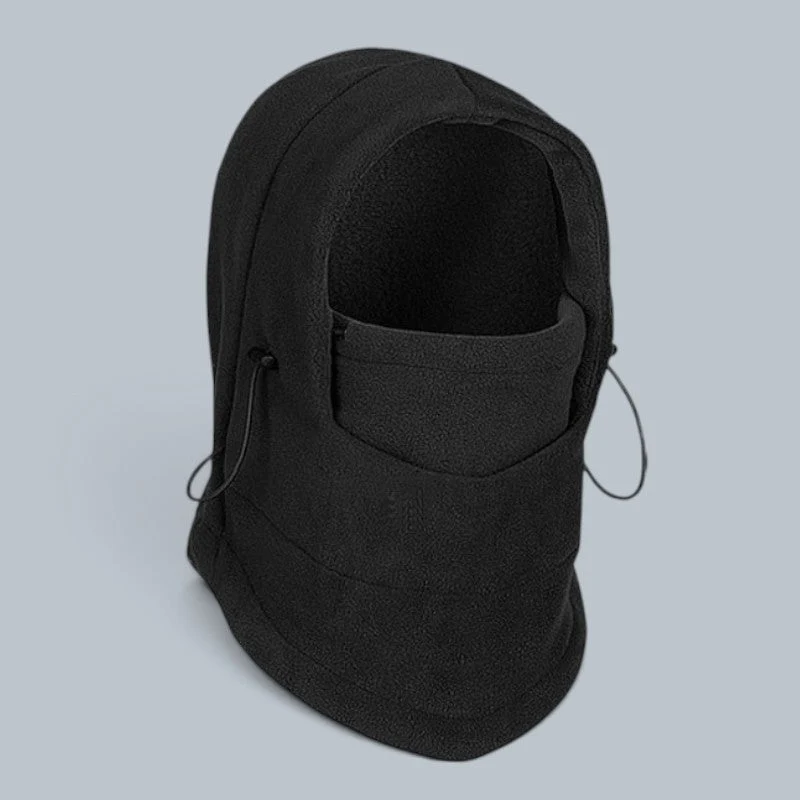 Couvre-chef polaire avec protection du visage