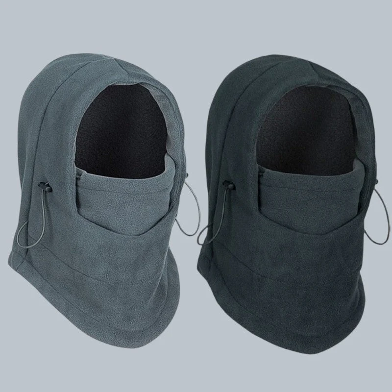 Couvre-chef polaire avec protection du visage