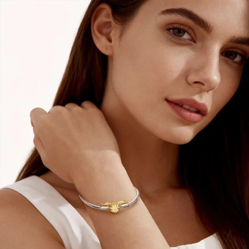 Bracelet femme à chaîne serpent