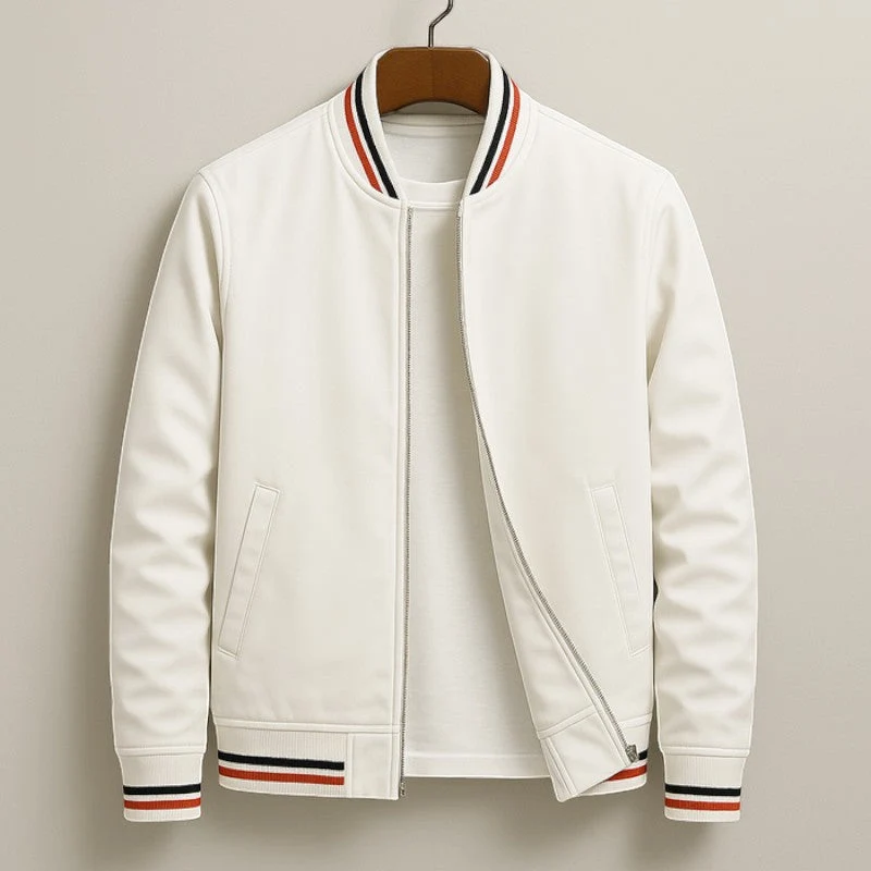 Veste bomber homme à fermeture zippée