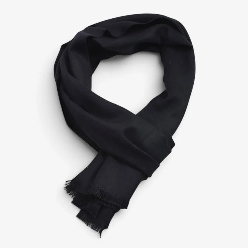 Écharpe homme à petites franges