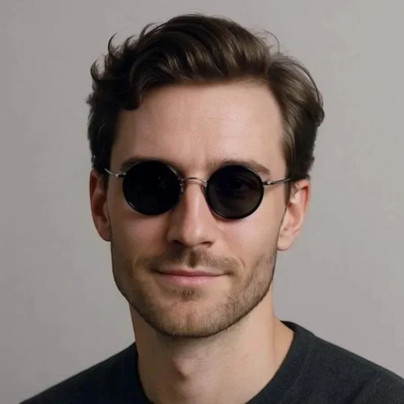 Lunettes de soleil rondes polarisées