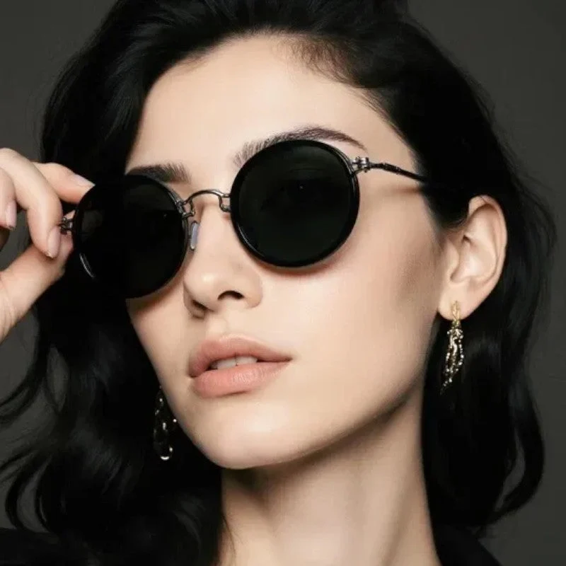Lunettes de soleil rondes polarisées