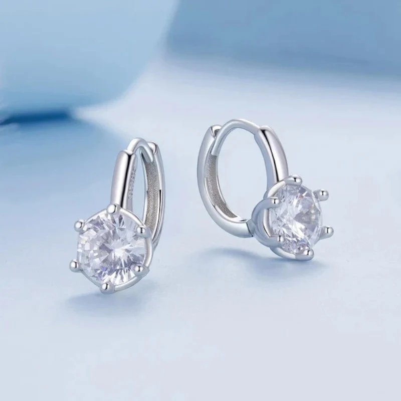 Boucles d’oreilles femme rondes