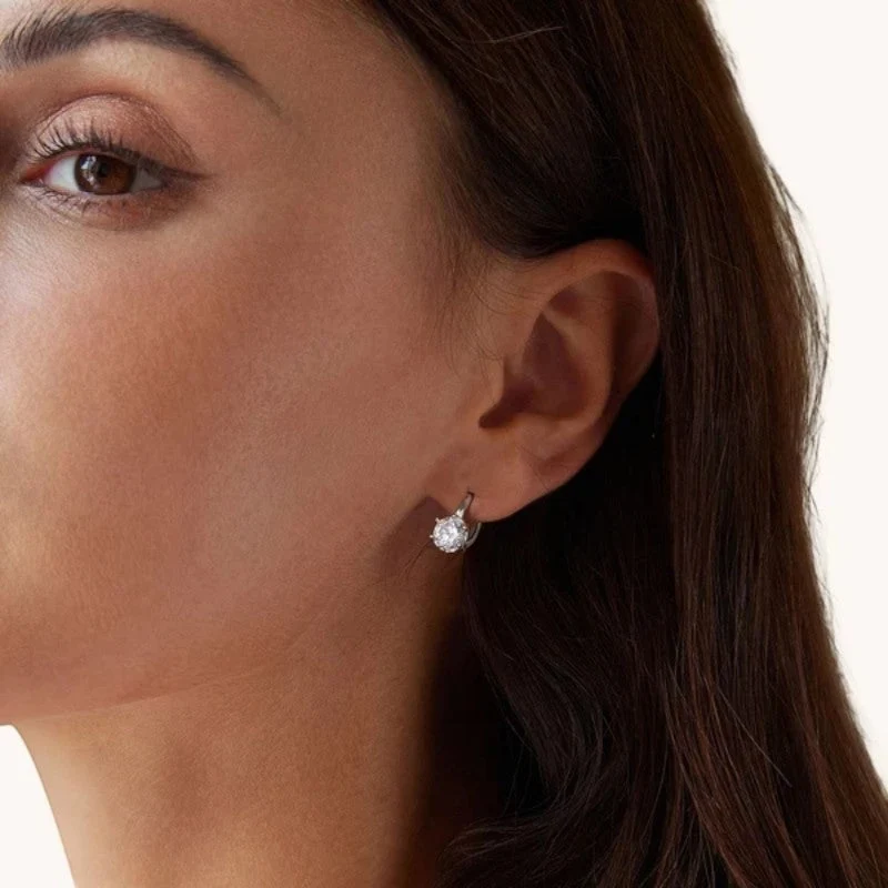 Boucles d’oreilles femme rondes