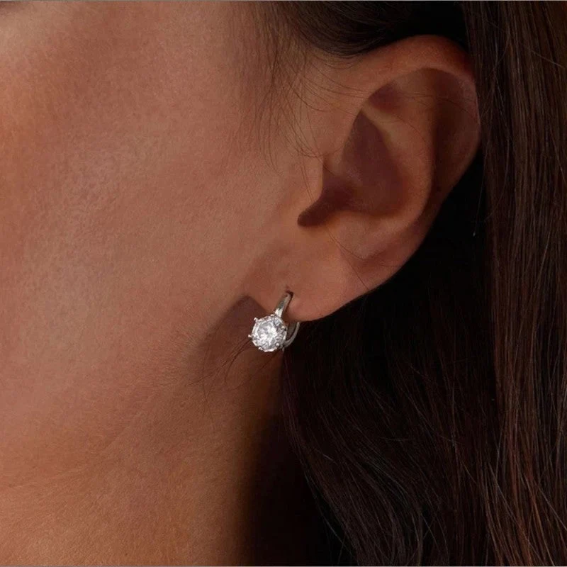 Boucles d’oreilles femme rondes