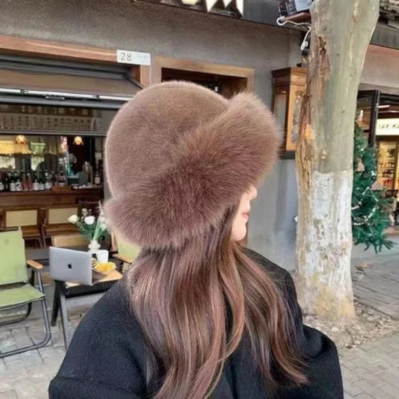 Bonnet femme à large couronne