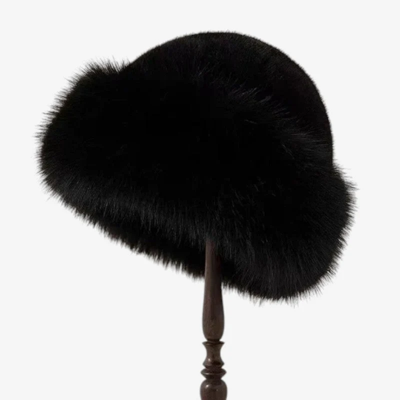 Bonnet femme à large couronne
