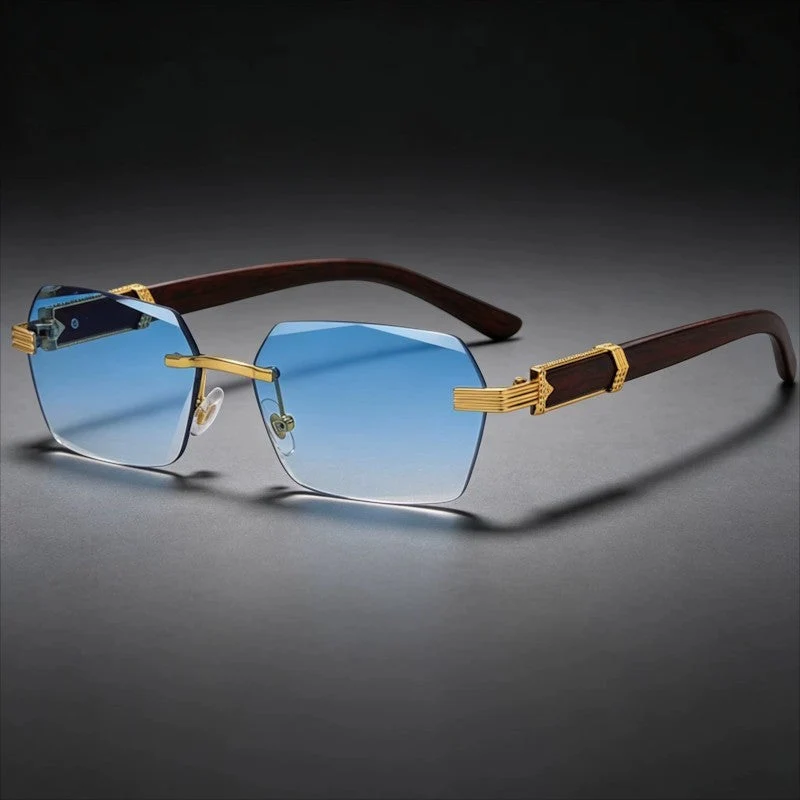 Lunettes de soleil rectangulaires