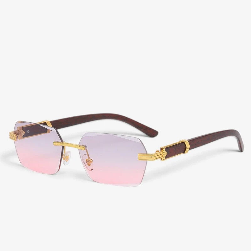 Lunettes de soleil rectangulaires