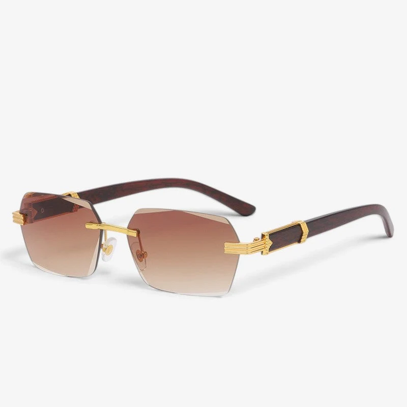 Lunettes de soleil rectangulaires