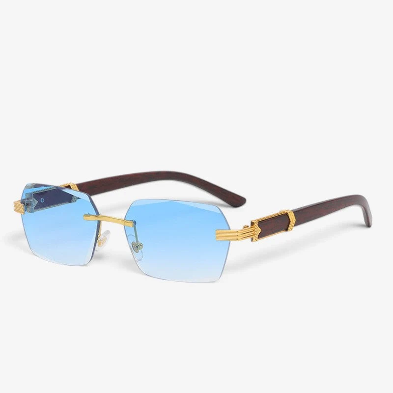 Lunettes de soleil rectangulaires