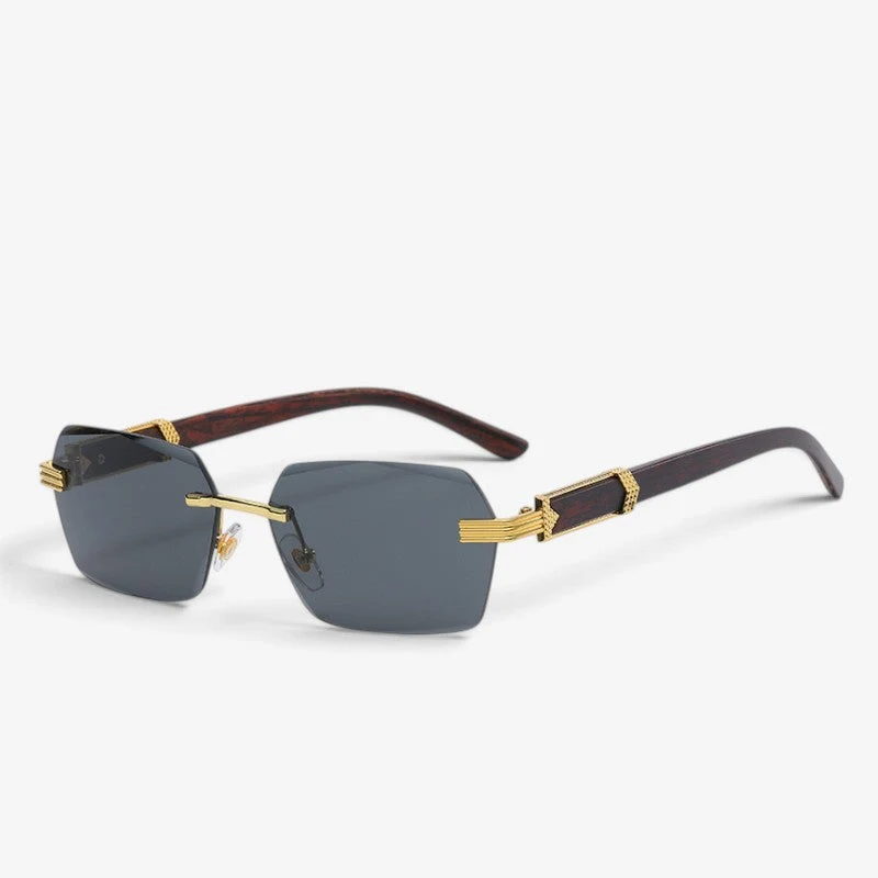 Lunettes de soleil rectangulaires