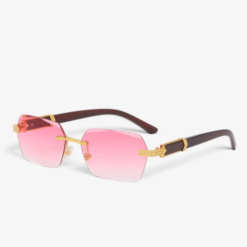 Lunettes de soleil rectangulaires