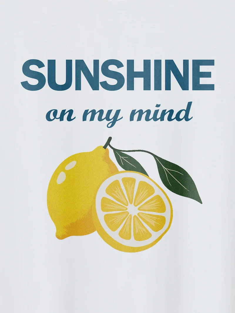 Sunshine On My Mind Pattern T-Shirt