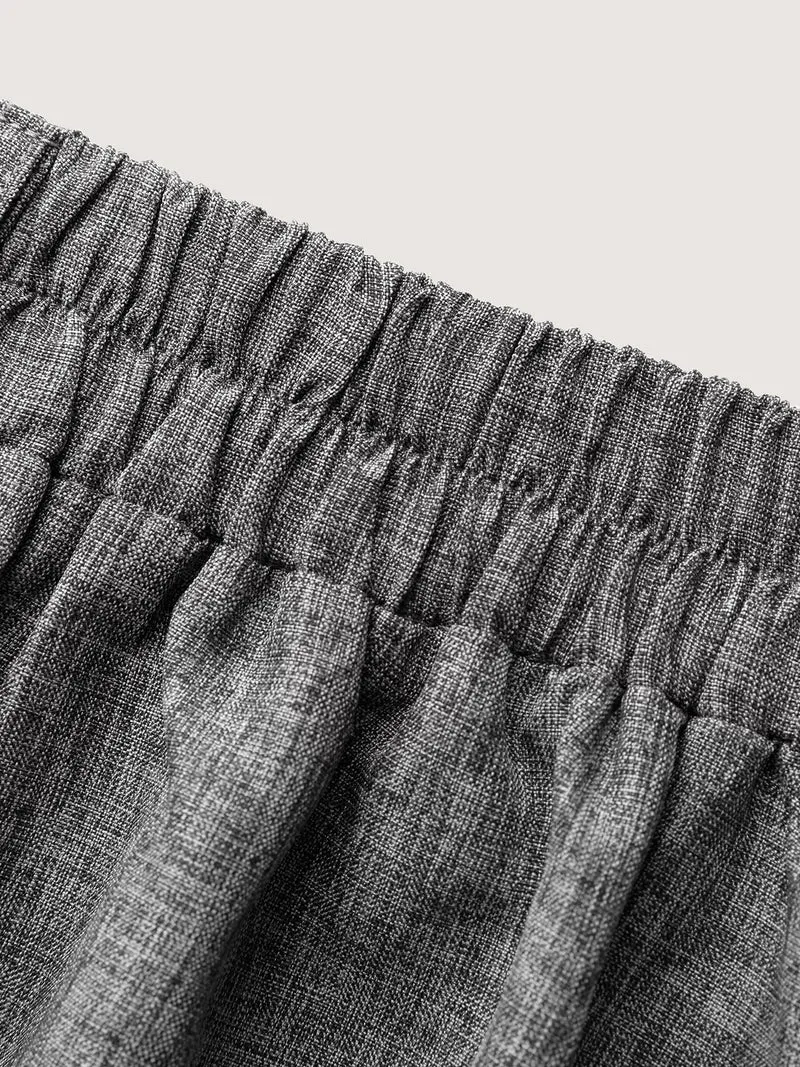 Textured Flared Solid Maxi Skirt