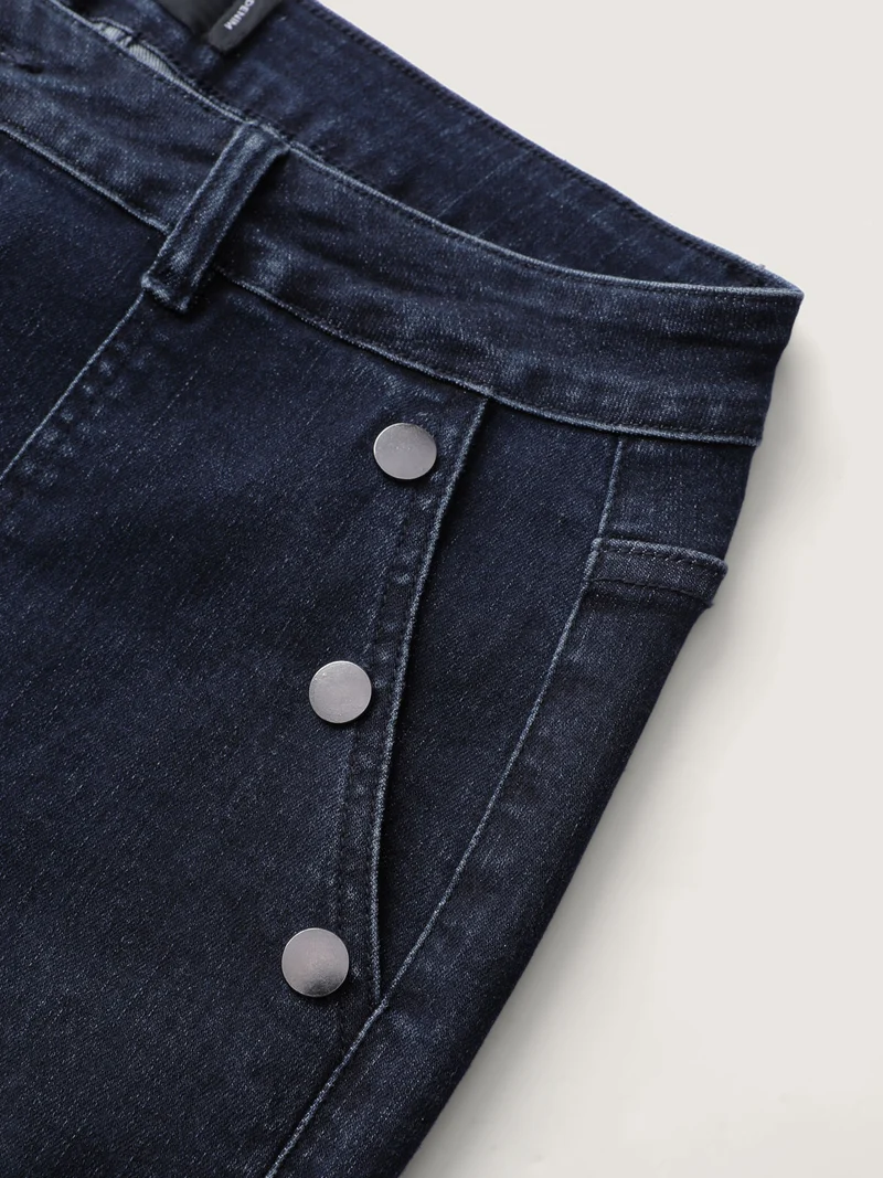 Supersoft Stretchy Patch Pockets Bootcut Jeans