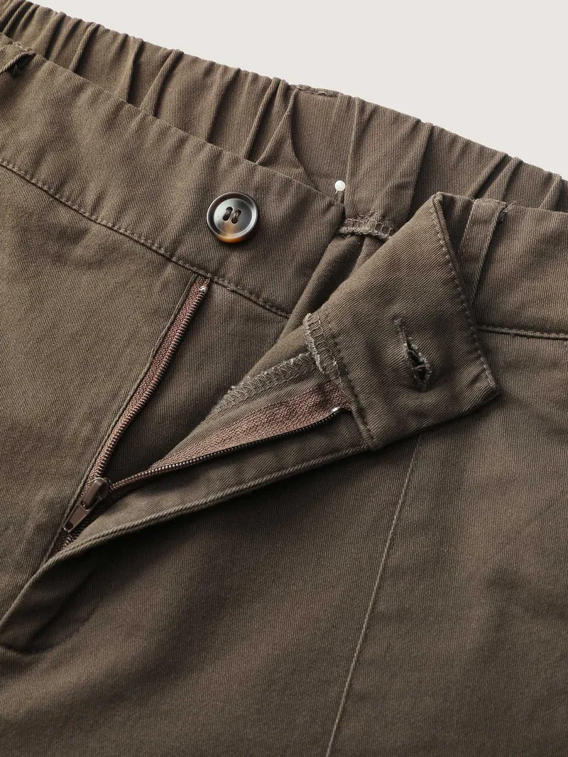 Sculpted Pockets Straight-Leg Pants