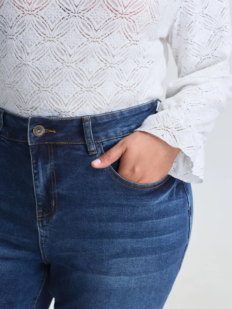 Stretchy Soft Bootcut Jeans