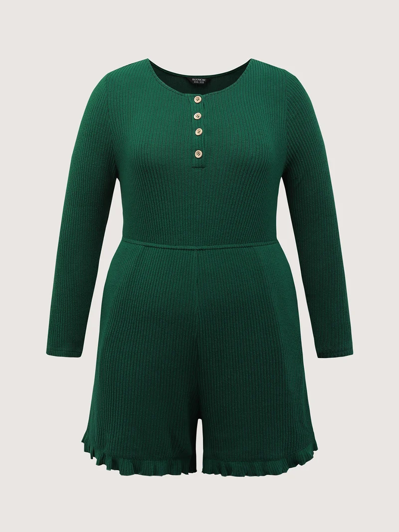 Skin-Friendly Textured Sleep Romper