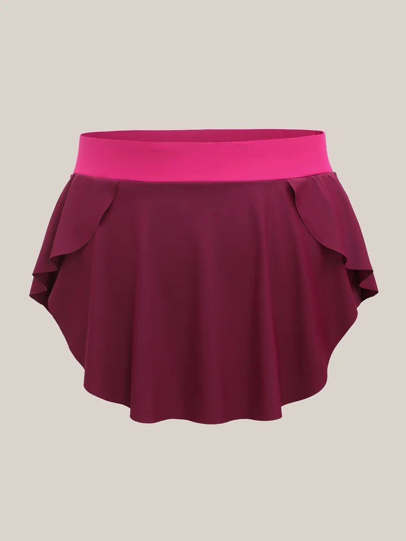 Color Block Lotus Edge Swim Bottoms