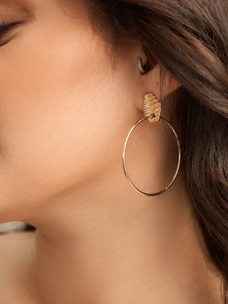 Tiered Versatile Hoop Earrings Set