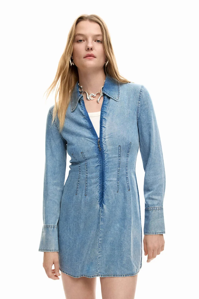 Robe en jean slim