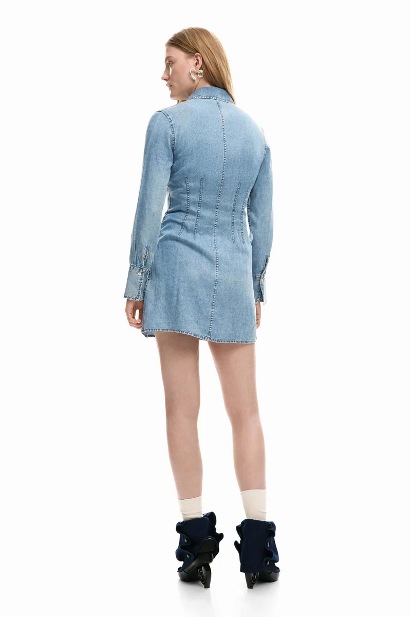 Robe en jean slim