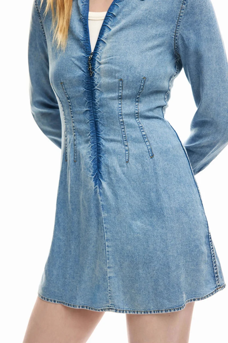 Robe en jean slim